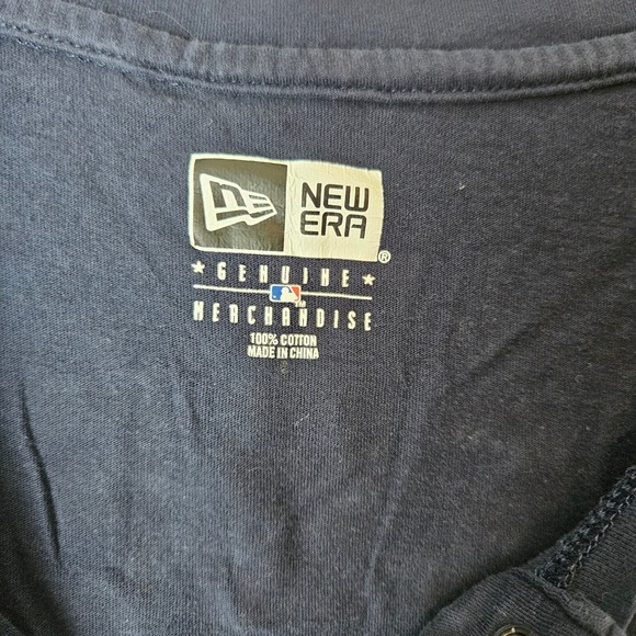 New Era Milwaukee Brewers MLB Long Sleeve T-Shirt Women's Small Blue White - Picture 4 of 7